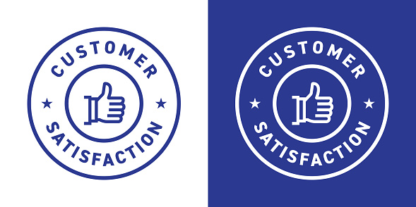 Customer Satisfaction Badge Design