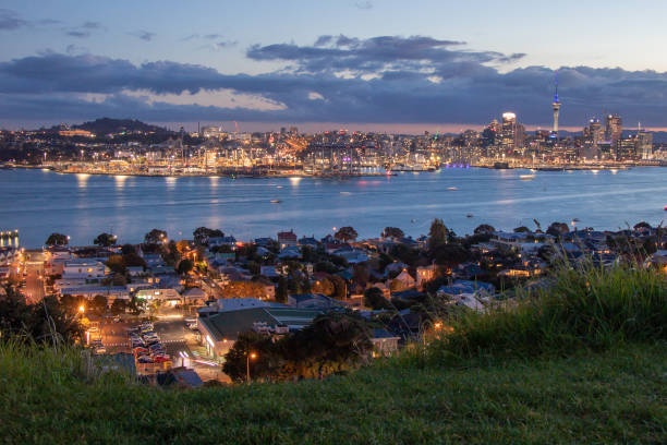 istock Auckland City view from Devonport 1161382396