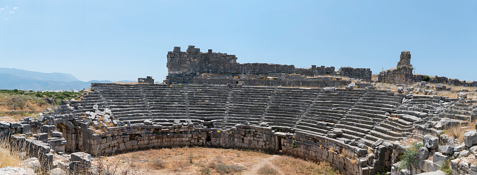 Aegean Turkey, Anatolia, Antalya Province, Caria, Amphitheater