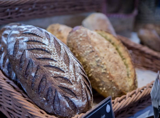 istock French breads in the basket . 1161385327