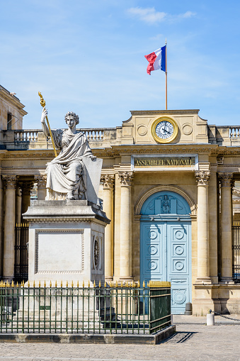 Vienna, Austria - June 1, 2022: The French Embassy in Vienna, Austria on a sunny day.