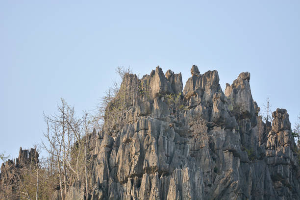 Limestone Mountains At Ban Mung, Noen Maprang, Phitsanulok Province