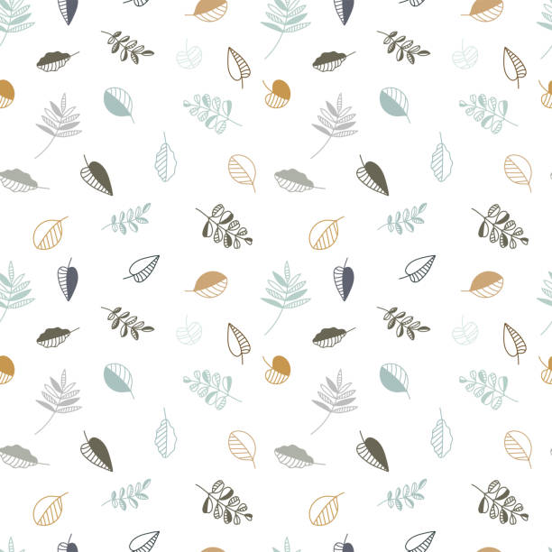 Vintage autumn leaves seamless pattern, fall themed background with abstract creative leaves and branches - great for seasonal fashion prints, fabrics, textiles, banners, wallpapers, wrapping paper Vintage autumn leaves seamless pattern, fall themed background with abstract creative leaves and branches - great for seasonal fashion prints, fabrics, textiles, banners, wallpapers, wrapping paper fashion and beauty background stock illustrations