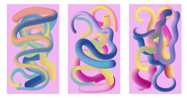 istock Modern hipster poster on pink backdrop. Creative flower pattern. Cartoon animal illustration. Modern design element. Exotic animal background. 3d illustration. Beauty style wallpaper. 1161399508