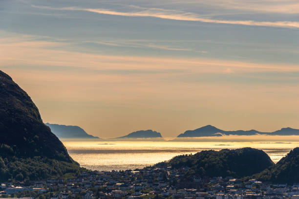 istock aerial view over Alesund 1161401159