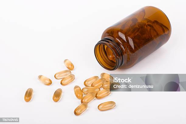 Capsules Stock Photo - Download Image Now - Capsule - Medicine, Bottle, Pill