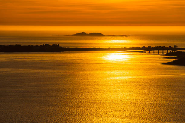 istock sunset aerial view over Alesund 1161404846