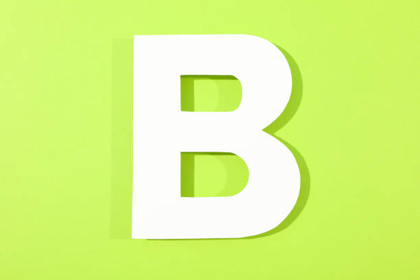 istock White letter B on color background, space for textWhite letter B on color background, space for text 1161406663