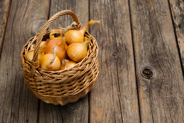 istock Basket of onions 1161412362