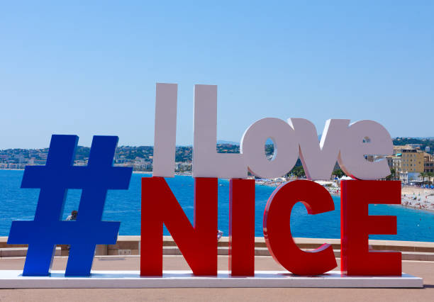 istock France. Nice. hashtag I Love Nice. horizontal 1161413510
