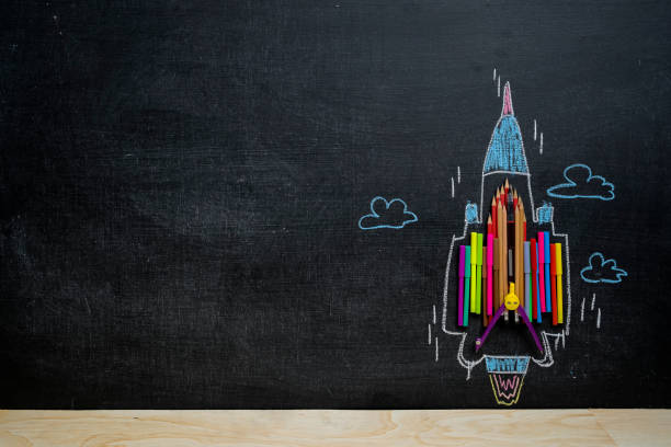 istock Back to School concept. the high-speed jets. 1161414221