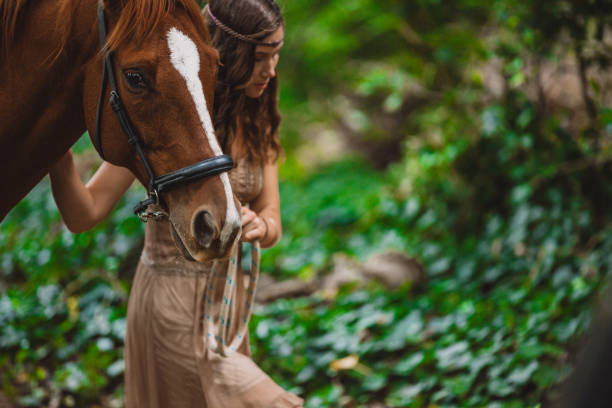 istock With her horse, she's home 1161416758