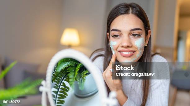 Natural Homemade Facial Masks At Home Stock Photo - Download Image Now - Skin Care, Facial Mask - Beauty Product, Acne