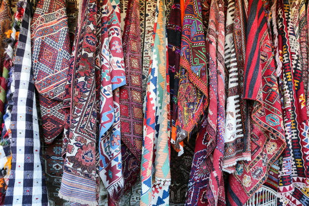 istock Turkish Traditional Carpets in Goreme, Nevsehir, Turkey 1161431068