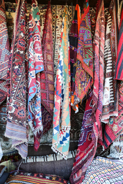 istock Turkish Traditional Carpets in Goreme, Nevsehir, Turkey 1161431069