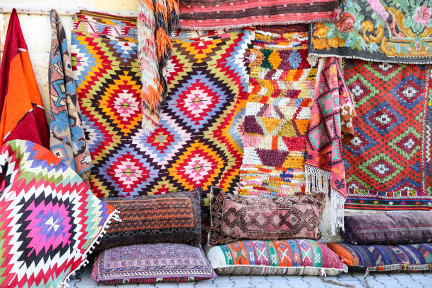 istock Turkish Traditional Carpets in Goreme, Nevsehir, Turkey 1161431107