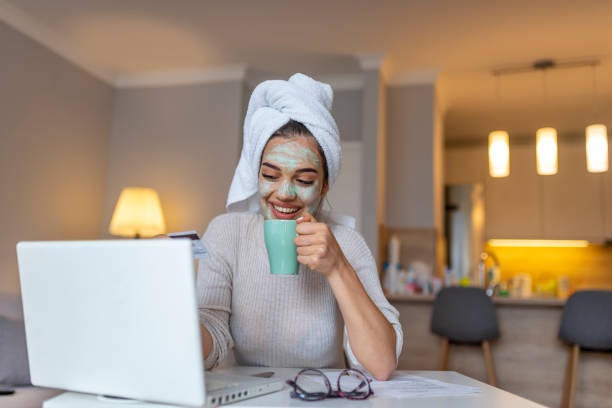 istock Business female freelancer at home. 1161431995