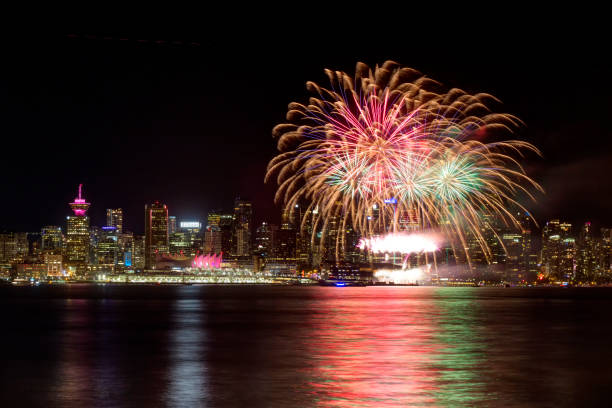 istock Fireworks show, Vancouver, BC, Canada 1161435200