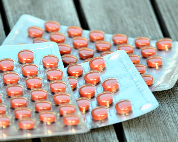 istock Red yeast rice capsules contains natural statins 1161439104