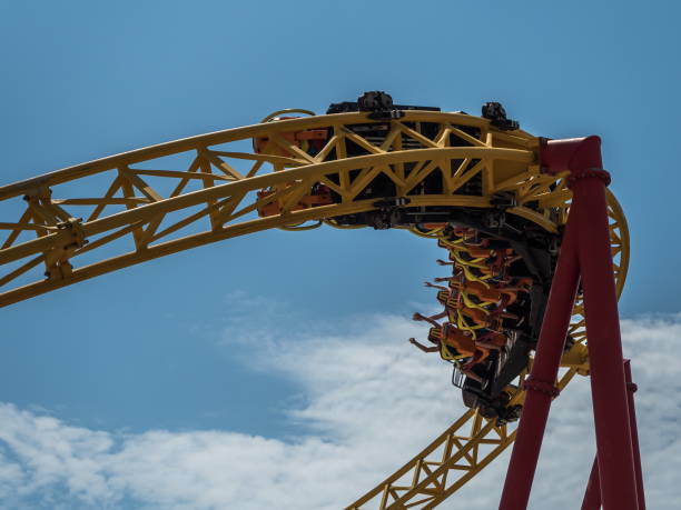 istock People ride the ride on roller coaster park Sochi 1161446946