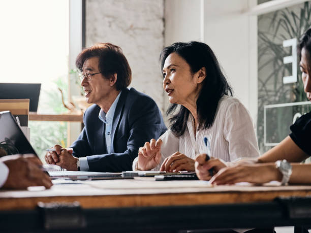 istock Professionals Working in a Co-working Space in Taipei Taiwan 1161449066