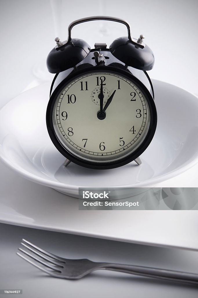 Pausa pranzo - Foto stock royalty-free di Orologio