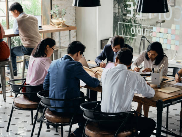 istock Professionals Working in a Co-working Space in Taipei Taiwan 1161449479