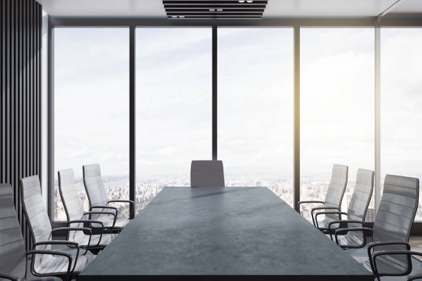 istock Contemporary meeting room 1161455774