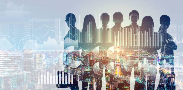 istock Group of businessperson and technology concept. 1161459559