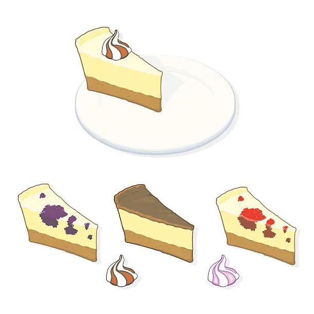 Vector illustration of Pie Slices
