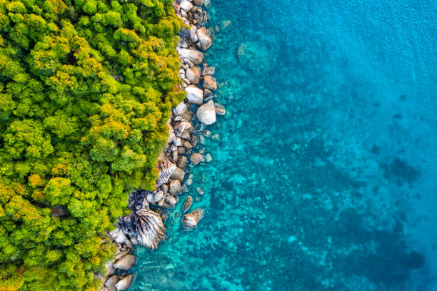 Aerial view of Tioman Island