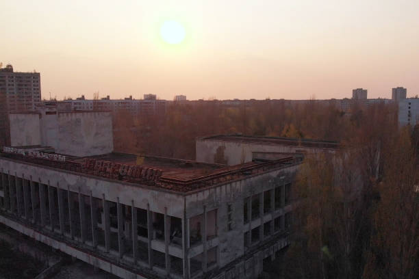 istock Ghost town Pripyat near Chernobyl NPP, Ukraine 1161460921