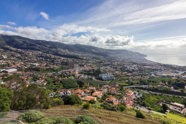 Views from Pico dos Barcelos in Funchal (Madeira, Portugal)