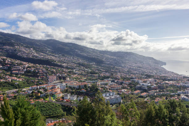 istock Views from Pico dos Barcelos in Funchal (Madeira, Portugal) 1161464909