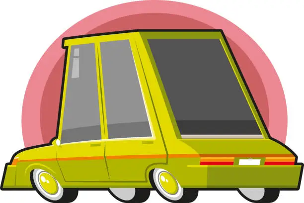 Vector illustration of Car ownership