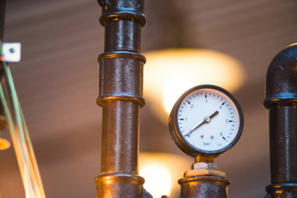 istock Old vintage pressure gauge 1161465107