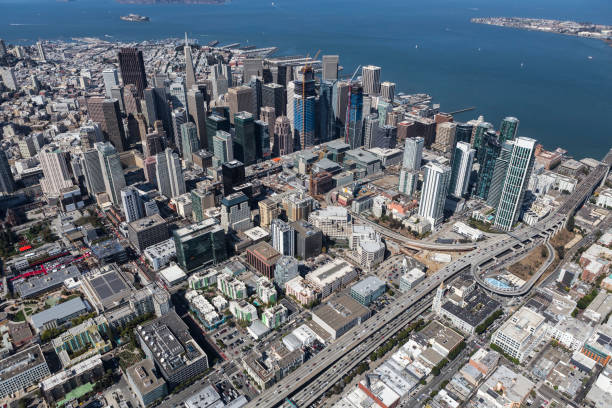 istock Aerial View San Francisco Downtown and Bay 1161466501