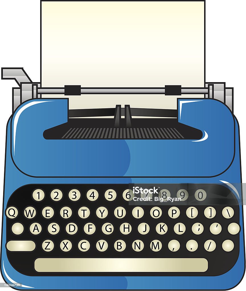 MÁQUINA DE ESCRIBIR - arte vectorial de Máquina de escribir libre de derechos