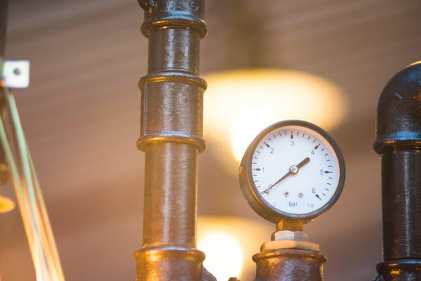 istock Old vintage pressure gauge 1161469979