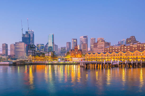 istock Downtown Sydney skyline in Australia 1161476244