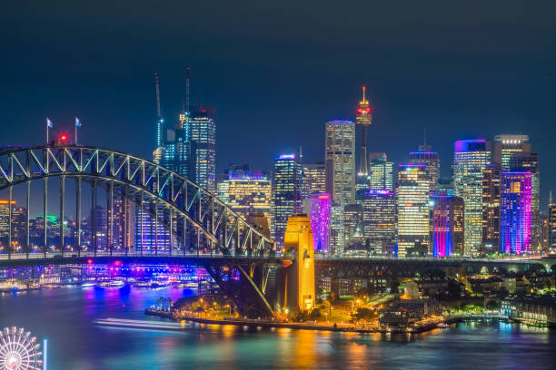 istock Downtown Sydney skyline in Australia 1161476248