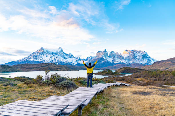 istock Torres del Paine National Park, Chile. (Torres del Paine National Park) 1161476568