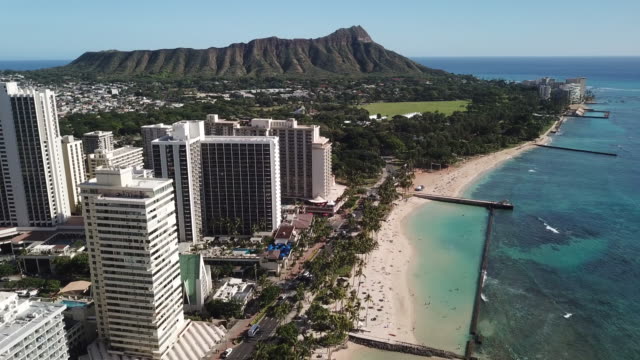 Waikiki and Diamond Head From Above