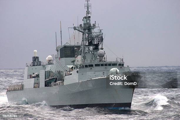 Modern Warship Stock Photo - Download Image Now - Warship, Sea, Military Ship