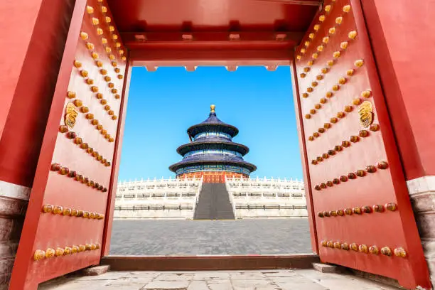 Temple of Heaven in Beijing,China,Chinese cultural symbols.
