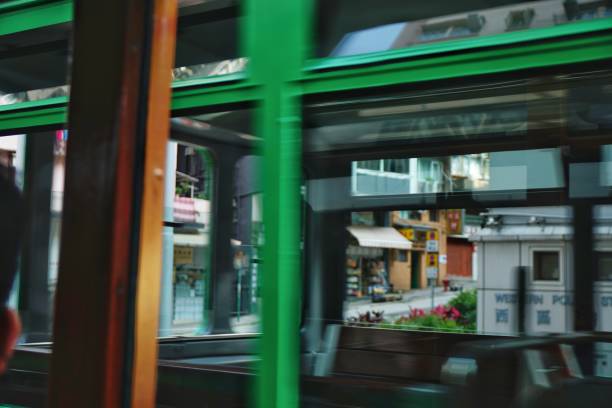 Old trams in Hong Kong