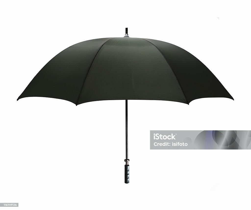 Parapluie noir - Foto stock royalty-free di Acciaio