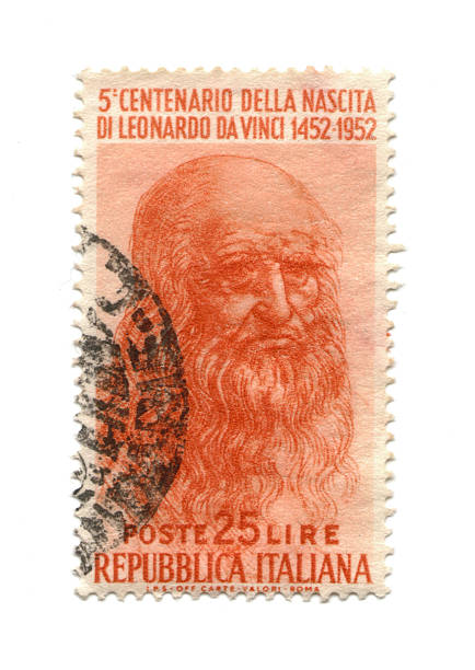 istock Postage stamp from Italy dated 1952 Leonardo Da Vinci 116149397