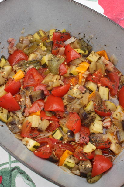 istock Ratatouille cooked in a cast iron casserole 1161495383