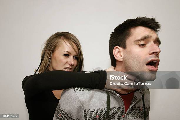 Choke Stock Photo - Download Image Now - Murder, Strangling, Breathing Exercise